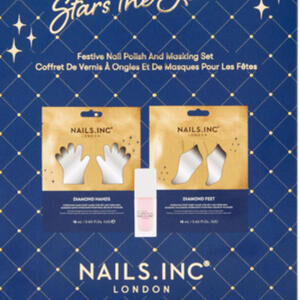 Nails Inc London Stars The Limit Festive Nail Polish And Masking Set New
